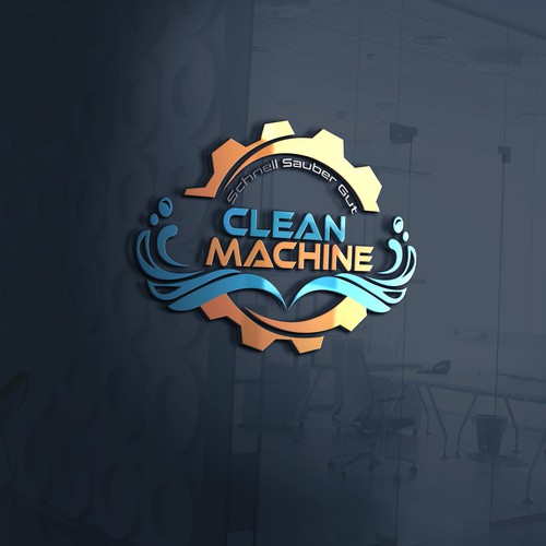CleanMachine / Logo for Car and Plane Detailing Design by Nana445