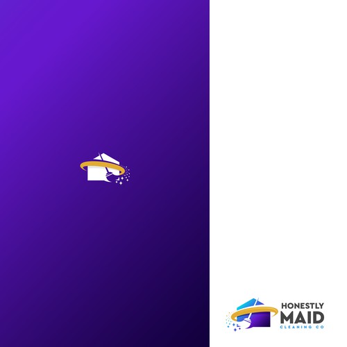 Create a modern, unique logo for a premium home cleaning company. Design by EXPOinf
