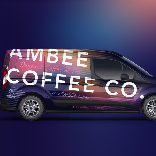 Design an Amazing truck wrap for an Emerging Organic Coffee Company Design by Art Mahno ✔