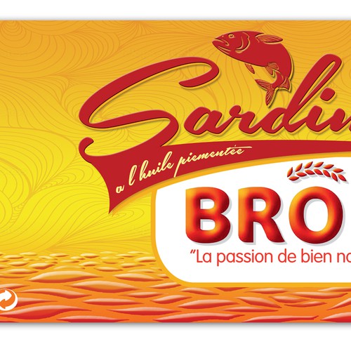 Wanted: New label for our BROLI sardines tins Design by VirgiDesign