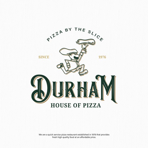 Design Pizza Restaurant Logo Design di Kubo"