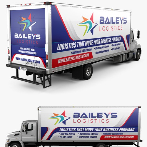 Car, truck or van wrap contest entry by RED DOT