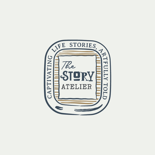 A logo that combines Old & New for a luxury unique writer's atelier Design by Angiecruz