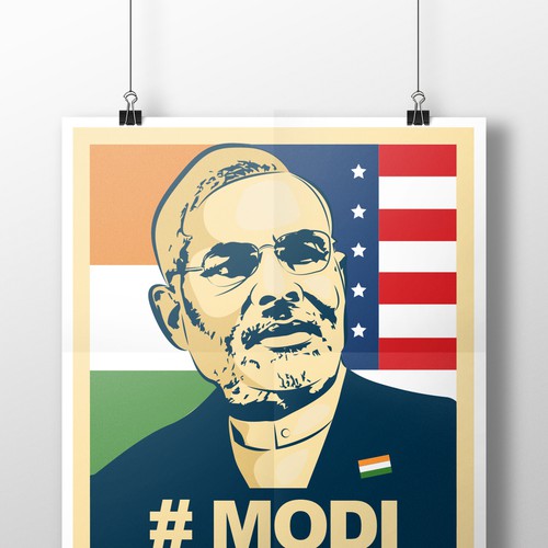 Create an iconic international political image Design by Sijin Gopinathan