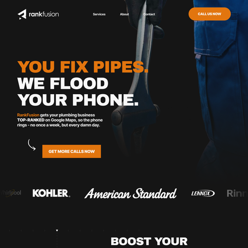 Landing page design contest entry by Lena.P.94