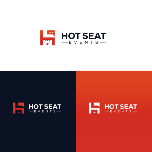 Impactful Logo For 'Hot Seat Events' – Learn from Industry Experts Through Livestreams & Events. Design by Striker29