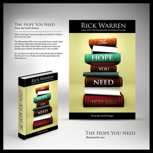 Design Rick Warren's New Book Cover Design por creo