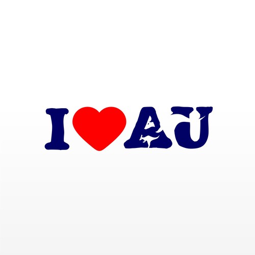 I Love Au Logo to appeal tourists and locals alike Design by AdiGun