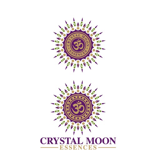 Logo for Crystal Moon Essences - remedies for harmonic rebalance and well-being Design by Blackstarboys