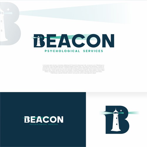 Logo for psychologist private practice providing therapy. Serious but hopeful. Design by Yulianto.dedy