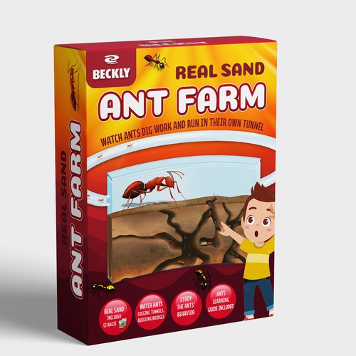 Eye Catching Ant Farm Box Design Design by Radmilica