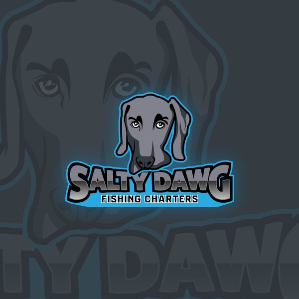 Design by artory™ titled "Salty Dawg Fishing Charters Logo"