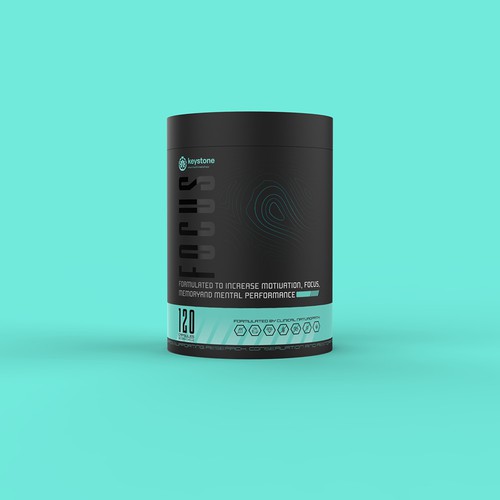 Label for a new supplement brand Réalisé par Muhiuddin99