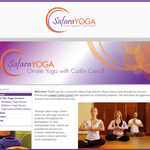Safara Yoga seeks inspirational logo! Design por Butterflyiva