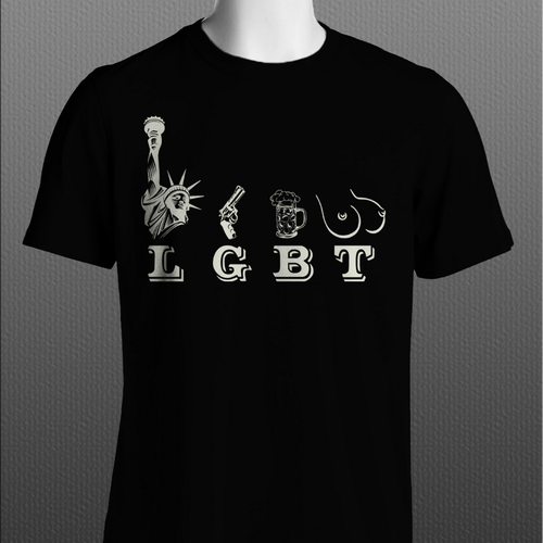 L G B T | T-shirt contest