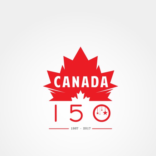 Community contest: Design Canada’s 150th birthday logo! Design by ColorGum™