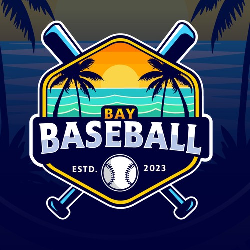 Bay Baseball - Logo Design por Agenciagraf