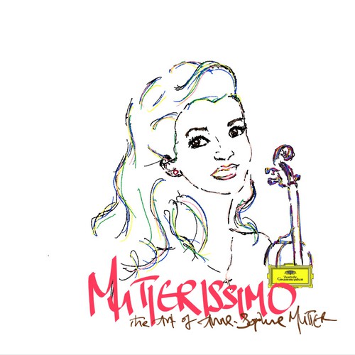 Illustrate the cover for Anne Sophie Mutter’s new album Réalisé par M-AH