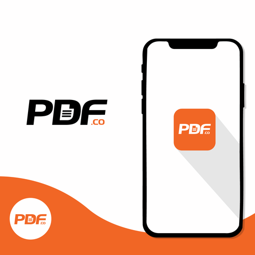 Design a logo for PDF.co ! Diseño de ElectrifyingNoob
