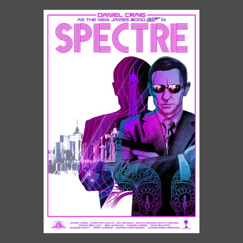 Create your own ‘80s-inspired movie poster! Design por PHACE