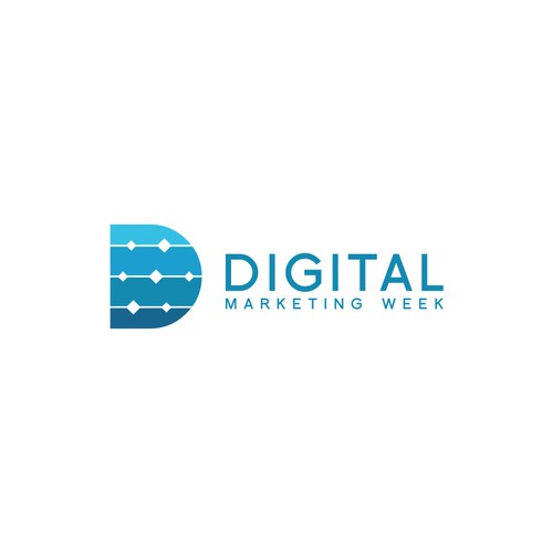 Logo for a digital marketing conference Design by Gabri.