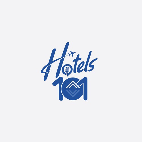 Create a logo for a podcast called - Hotels 101 - incorporate a hotel in the logo Design by i-ali