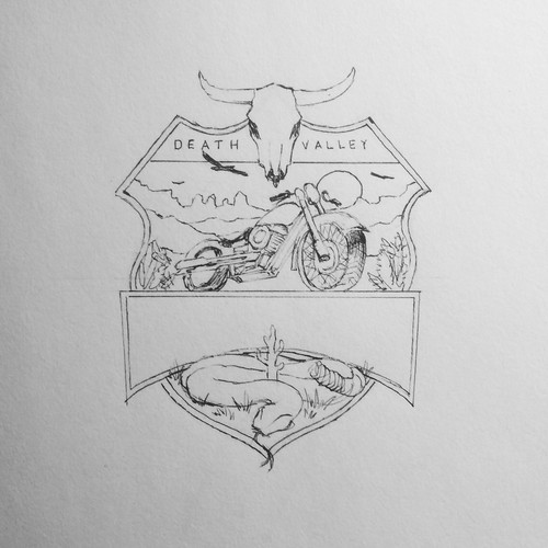 edgy harley-davidson logo Design by Anta Design