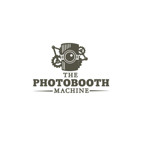 Create a nostalgic, steampuck inspired logo for The Photobooth Machine Design by xkarlohorvatx