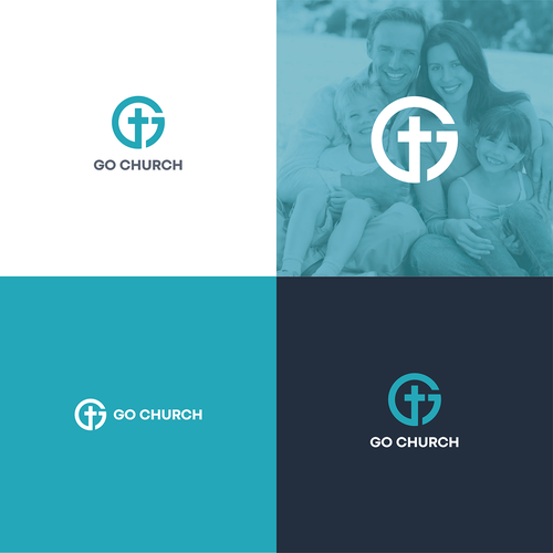 Go Church logo Diseño de Oculus Branding