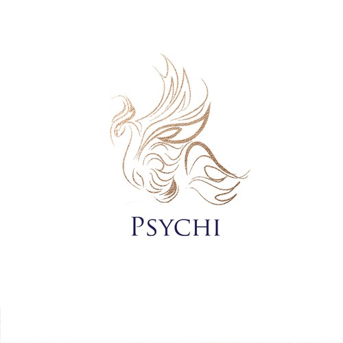 BouBoukaさんのPsychi - a golden Phoenix and wild psilocybin mushroomsデザイン