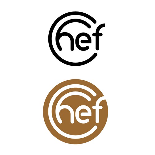 "CHEF": Food & Cooking Social Media Logo Design by Shereef_CM