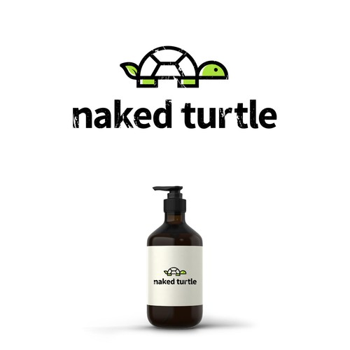Design a cool logo for a natural body wash, Naked Turtle! デザイン by Mavrosa