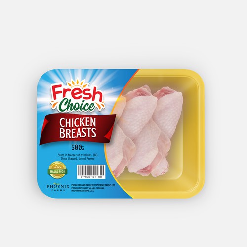 Packaging design for our chicken. Design by Methodologi