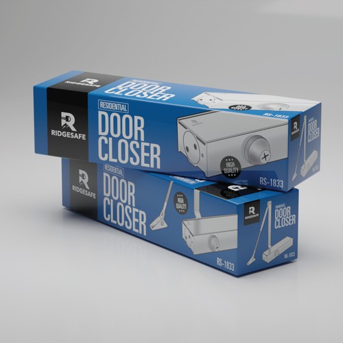 Design a Modern Packaging Design for Hardware Company (Door Closer) Design by Dem Ro