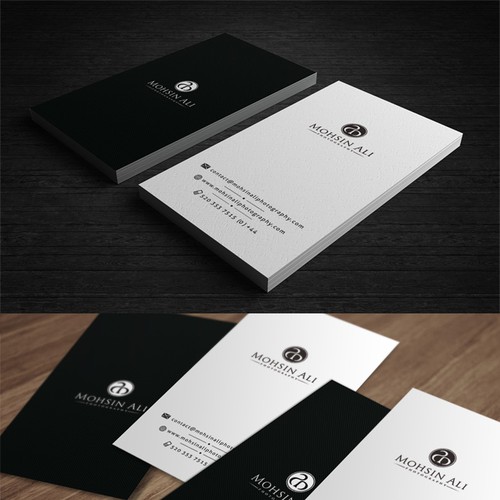 New business card wanted for Mohsin Ali Photography Design by Eli Eli