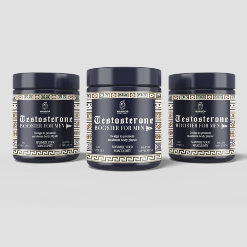NEED a SUPERB design for men testosterone supplement Design by usharab_designs