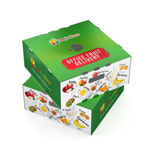 Professional Design for Cardboard Fruit Box Packaging Design by CUPEDIUM