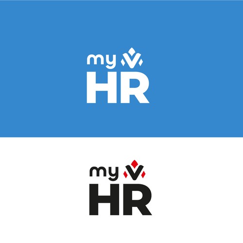 Create an awesome logo for myHR, the #1 HR Software in Luxembourg ! Design by M.I.Thomson