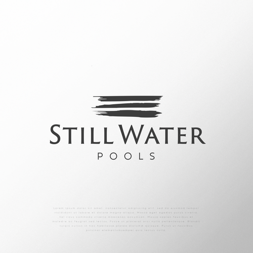 We need an awesome logo for new pool construction company Design by Michael San Diego CA
