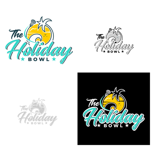 Holiday Bowl Logo Design by D'jwara
