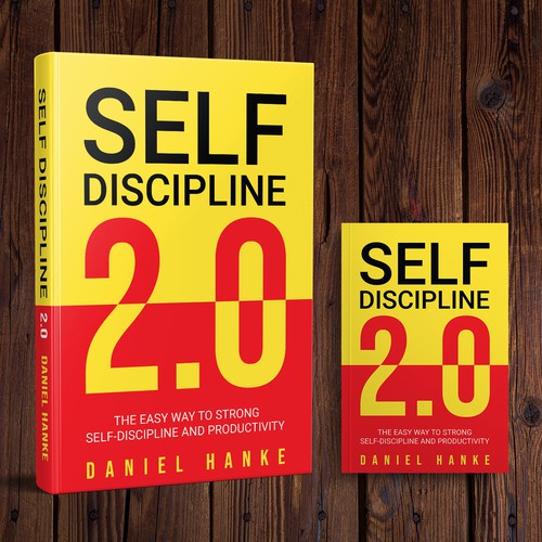 Book cover for a book about SELF-DISCIPLINE Design by DZINEstudio™