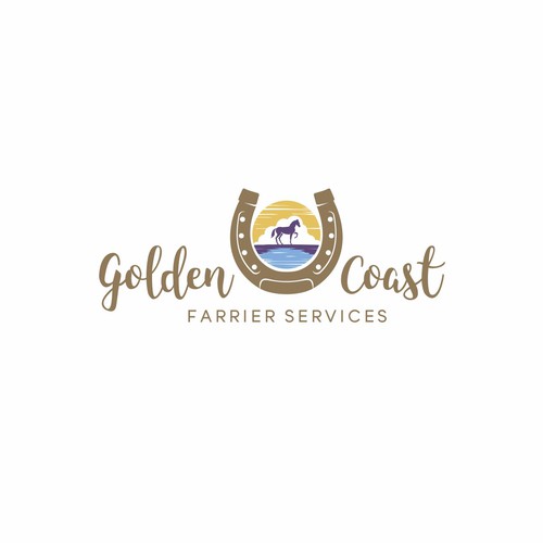 Golden Coast Farrier Services Design by tasa