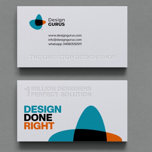 Business Card for DesignGurus.com Réalisé par Xclusive16