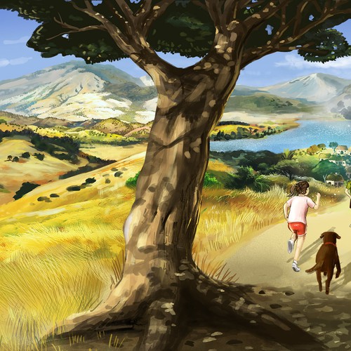 Design di Book cover for children's fantasy novel based in the CA countryside di RVST®