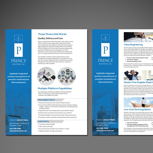 Prince Value Proposition Flyer | Postcard, flyer or print contest