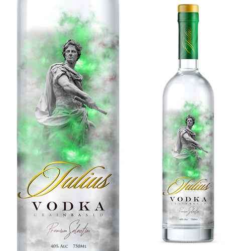 Label design for new vodka Brand Design by LucaToni