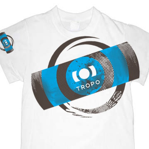 Funky shirt for Tropo - Voice and SMS APIs for developers Réalisé par donnaPM