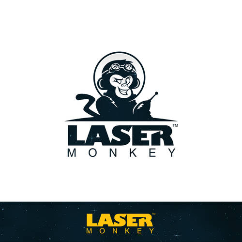 Design di CARTOON MONKEY with LASER di Aga Ochoco