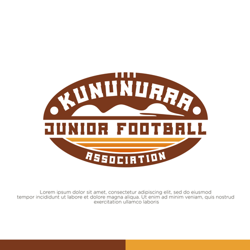 Kununurra Junior Football Association  Logo Design by Bad Flow