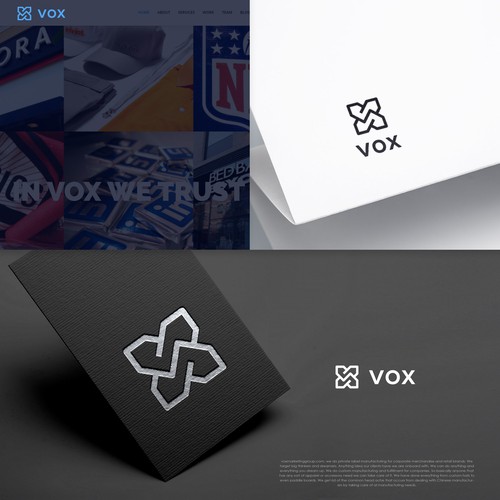 Vox Marketing rebrand Design by Brandstar™